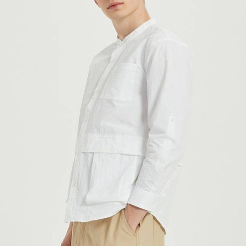 Boysnextdoor Round Collar Shirt White